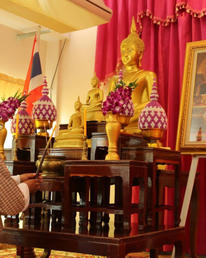 ตัวแทนสำนักพระราชวังภูฏานศึกษาดูงานโรงเรียนธรรมจารินีวิทยา